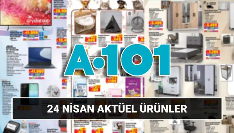 A101 Aktüel Katalog ile 24 Nisan’da Alışveriş Keyfi Başlıyor!
