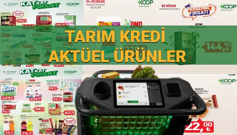 Nisan Ayında Tarım Kredi Kooperatifi Marketleri'nde İnanılmaz İndirimler Sizi Bekliyor!