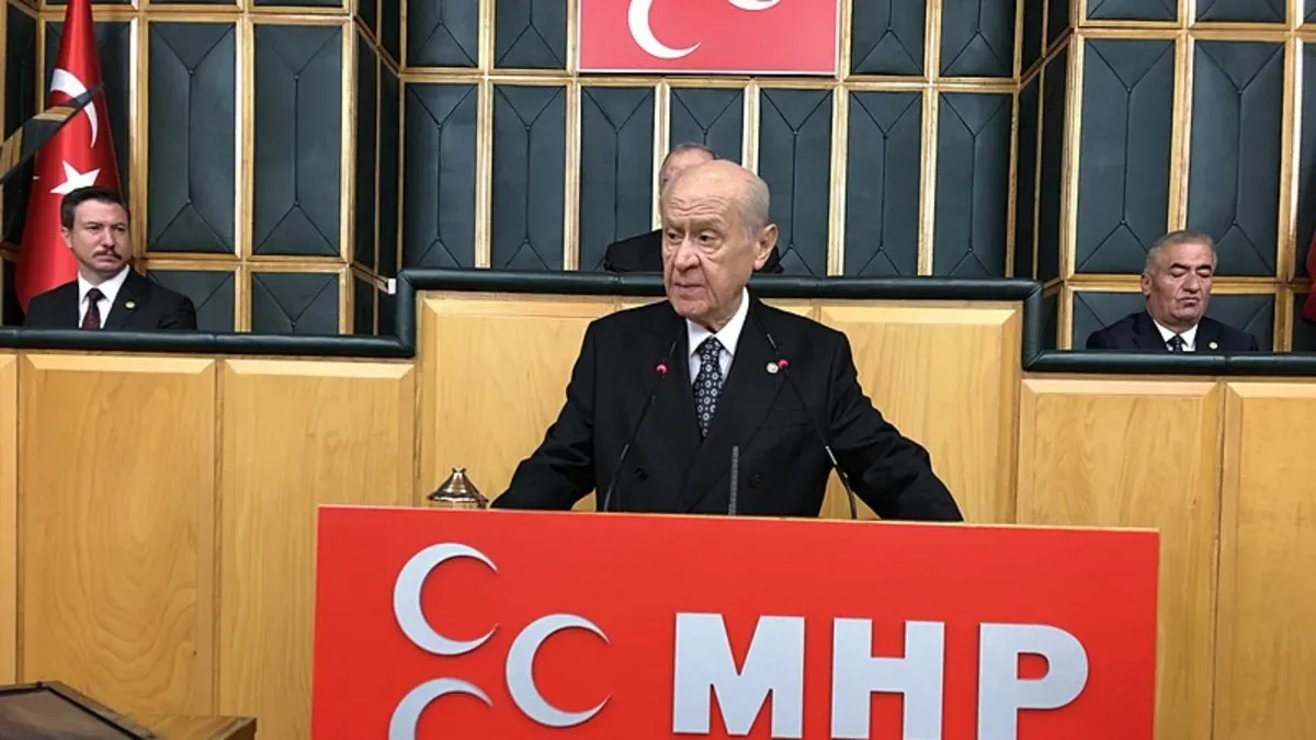 MHP Lideri Devlet Bahçeli: "Bugün Mesele Beyrut Değil, Ankara'dır"