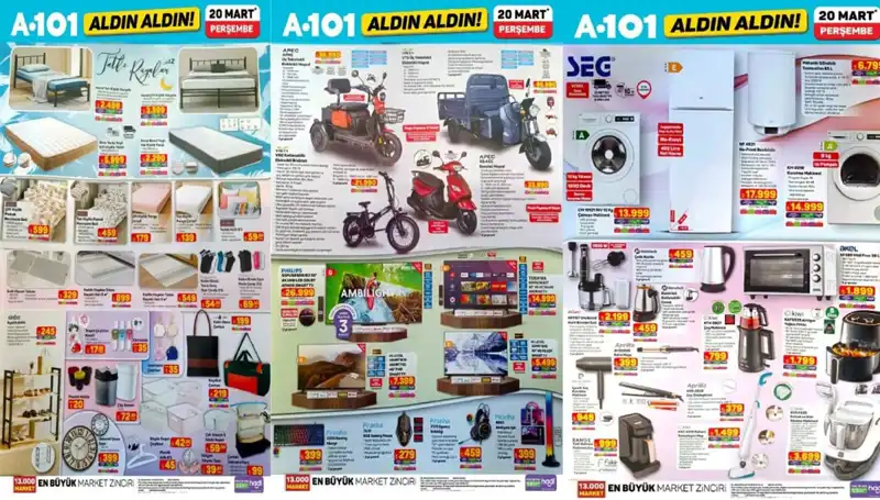 Yeni A101 Aktüel Kataloğu: Airfryer ve Daha Fazlası 20 Mart'ta Sizlerle!