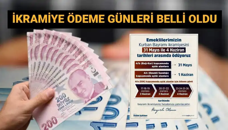 Emekli Bayram İkramiyeleri Hesaplara Yatmaya Başlıyor! Detaylar Burada