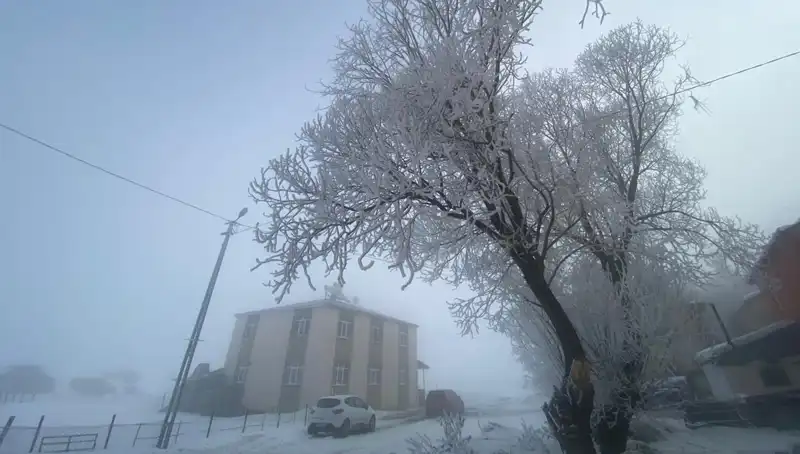 Eksi 18 Dereceyi Gören Gölde Şok Etkisi Yaratan Hava Olayı
