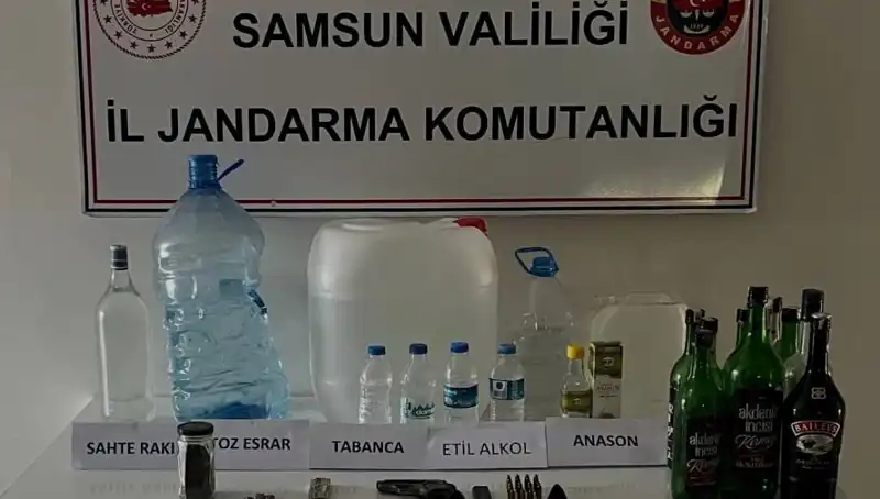 Samsun'da Yürütülen Sahte İçki Operasyonunda Büyük Çöküş