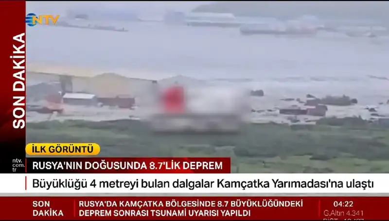 Kamçatka Kıyılarında Tsunami Dalgaları: Huzuru Bozan Doğa Olayı