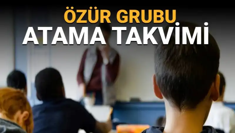 Öğretmenler için il içi mazeret yer değiştirme duyurusu: Özür grubu atama başvuru tarihleri!
