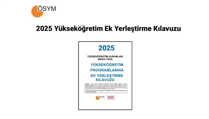 2025 Yükseköğretim Ek Yerleştirme Kılavuzu: ÖSYM'den Önemli Duyurular