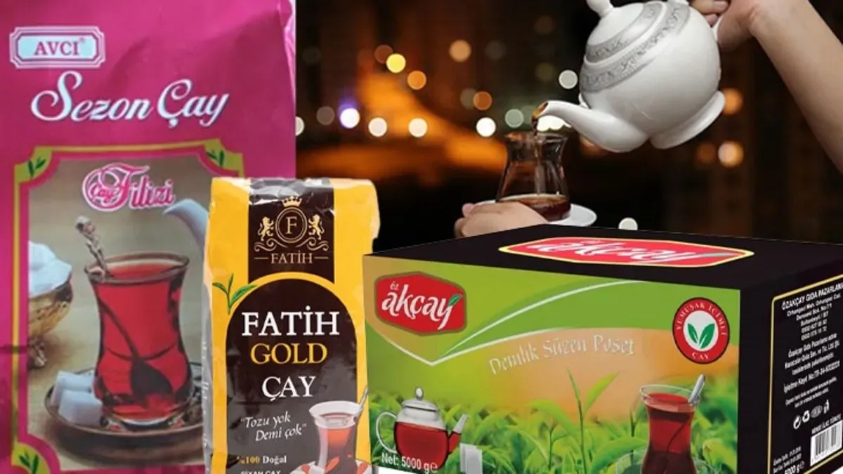Bakanlık Dört Çay Markasını İfşa Etti: Hileli Çaylar Zehirleme Riski Taşıyor