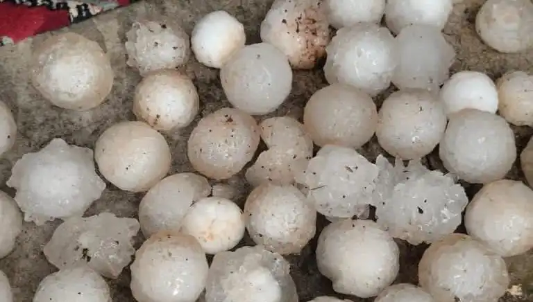 Şanlıurfa'da Kar Topu Büyüklüğünde Dolu Yağışı Sona Erdi!