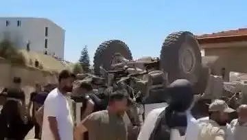 Freni Patlayan İş Makinesinin Takla Atması Sonrası Korku Dolu Anlar